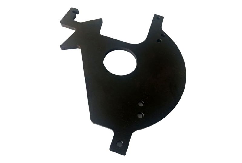 CNC bearbejdning sort oxid shim plade